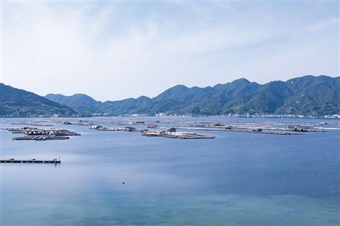 江田島荘　目の前に広がる瀬戸内海